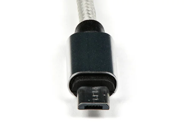 Fechar cabo USB — Fotografia de Stock