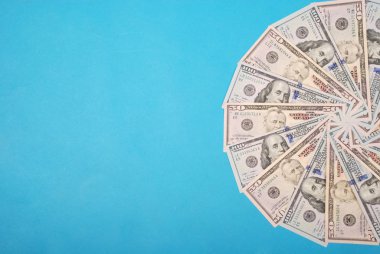 Yeşil üzerinde soyut para arka plan raster desen tekrar daire
