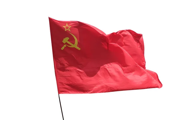 La bandiera di Red — Foto Stock