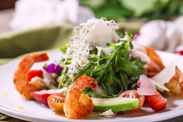 Salada gourmet, macro — Fotografia de Stock