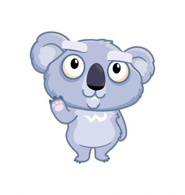 Koala merhaba diyor