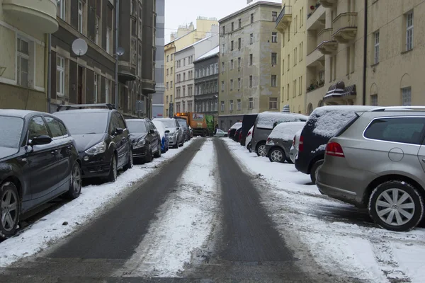 Prague, Çek Cumhuriyeti - şehirde 10 Ocak 2017usual gün