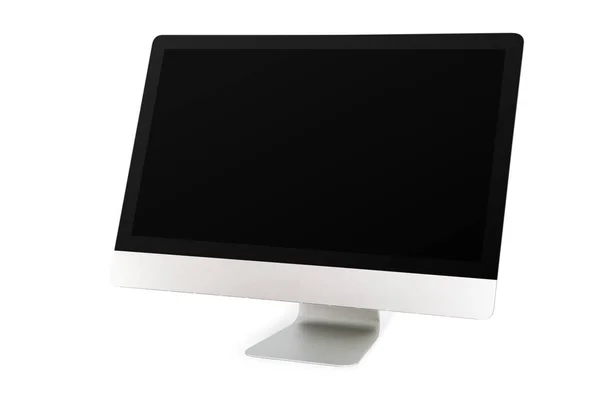 Monitor 5k isolado em um fundo branco — Fotografia de Stock