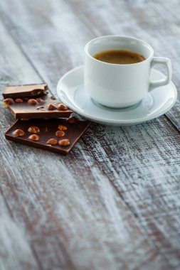 Çikolata kahve ile