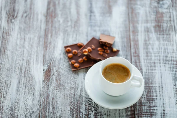 Chocolate with coffee — Stock Photo, Image