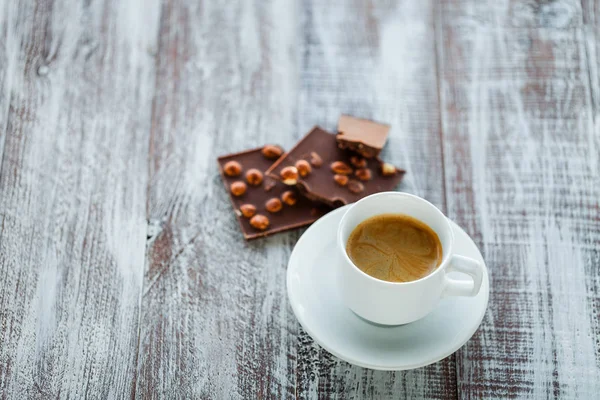 Csokoládé a kávé — Stock Fotó