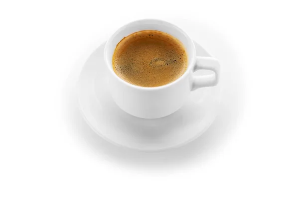Café isolado em um branco — Fotografia de Stock