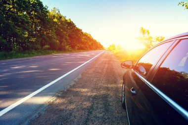 bulanık yol ve araba