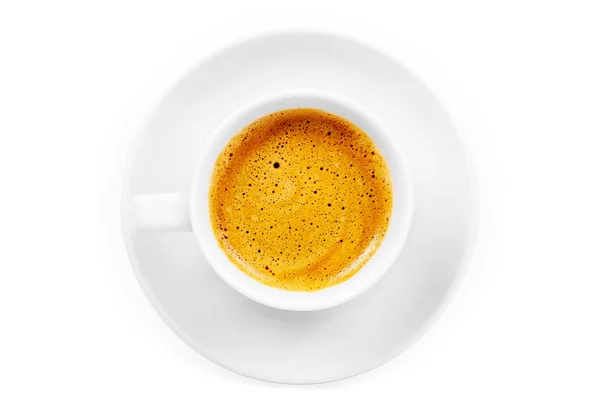 Cup of coffee is isolated — Stock Photo, Image