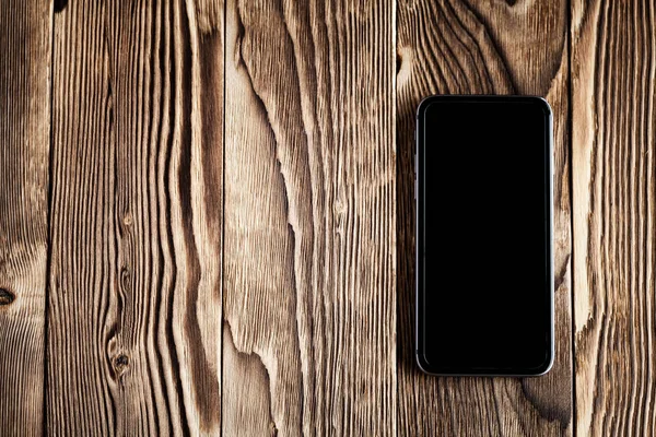 Чорний мобільний телефон — стокове фото