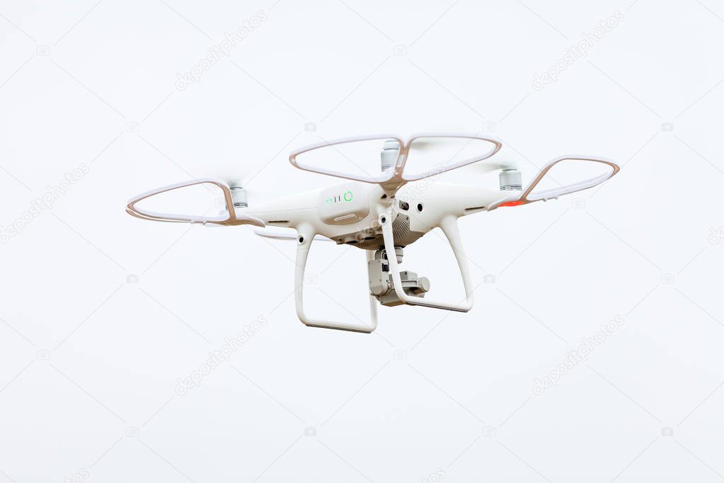 drone isolated on a white background