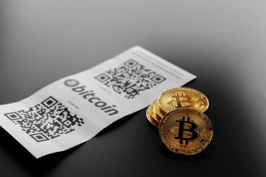 Bitcoin altın paralar 