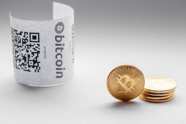 Bitcoin altın paralar 