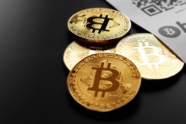 Bitcoin altın paralar 