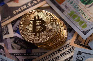 para faturaları zemin üzerine altın bitcoins