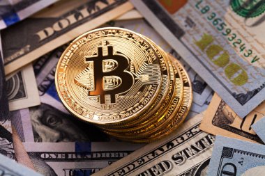 para faturaları zemin üzerine altın bitcoins
