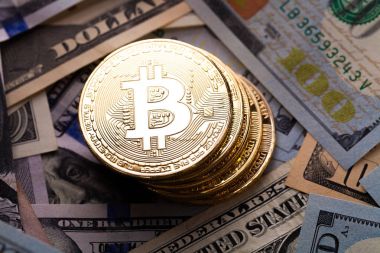 para faturaları zemin üzerine altın bitcoins