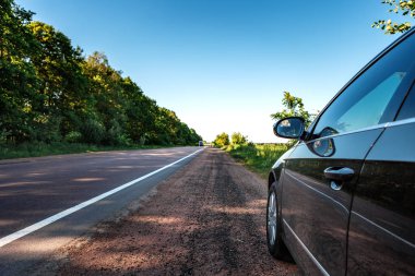 bulanık yol ve araba, hız hareketli arka plan