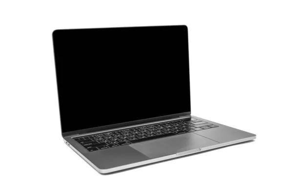 Moderner Laptop-Computer isoliert auf weißem Hintergrund — Stockfoto