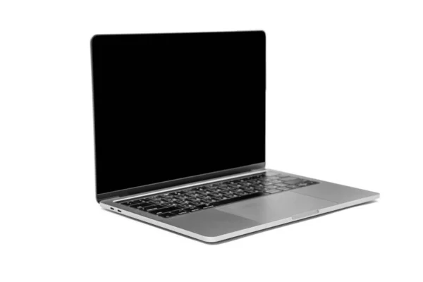 Moderner Laptop-Computer isoliert auf weißem Hintergrund — Stockfoto