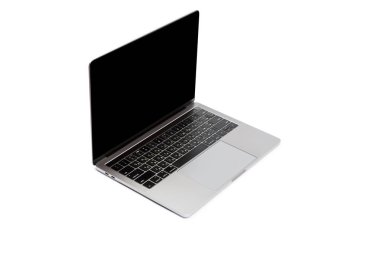 modern dizüstü bilgisayar beyaz arkaplanda izole edildi