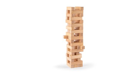 Ahşap bloklar yığın oyun, arka plan kavramı