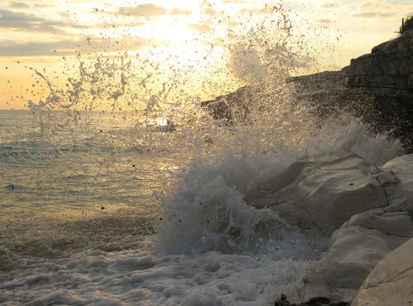 Mare surf sul Mar Nero — Foto Stock