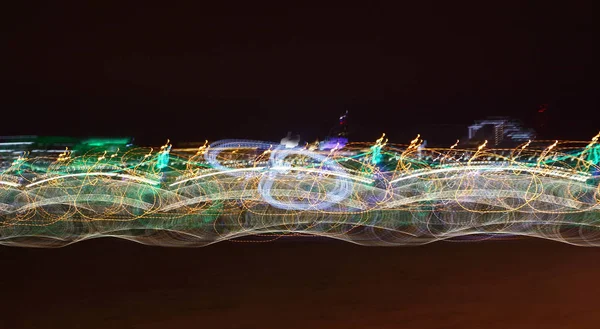 Gece ışık soyutlama