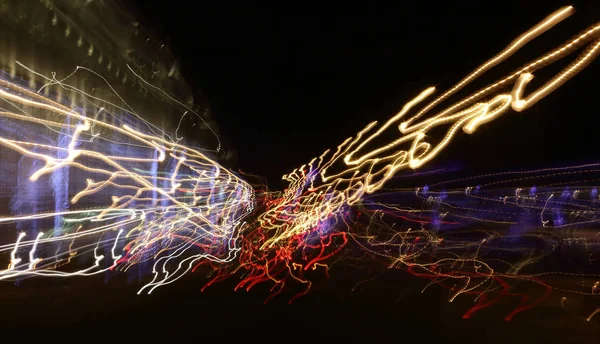 Nacht licht abstractie — Stockfoto