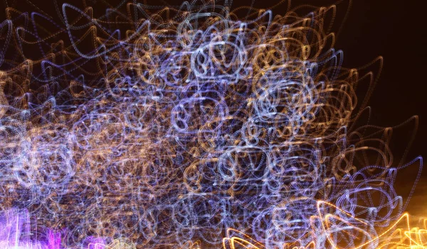 Abstraction de lumière nocturne — Photo