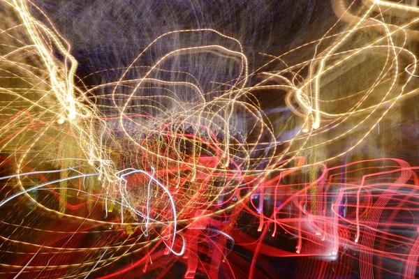 Abstracción de luz nocturna —  Fotos de Stock