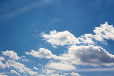 Güzel mavi gökyüzü 