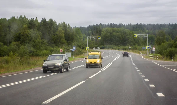 Autostrady w Europie Północnej — Zdjęcie stockowe