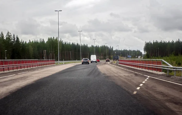 Autostrady w Europie Północnej — Zdjęcie stockowe