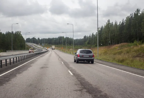 Autoroute en Europe du Nord — Photo