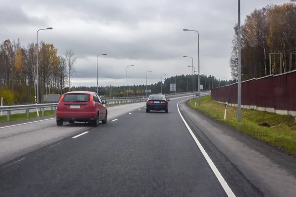 Autostrada nell'Europa settentrionale — Foto Stock