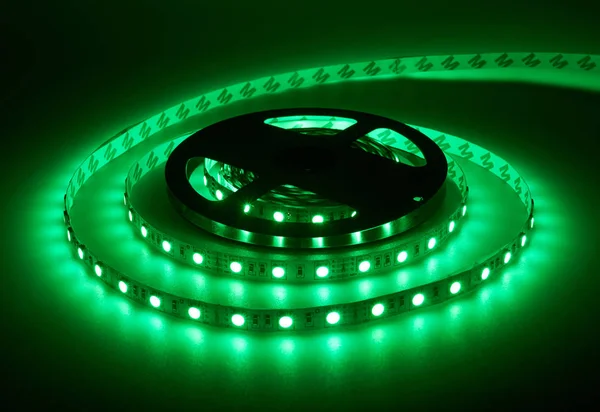 Diod strip. LED-lampor tejp — Stockfoto