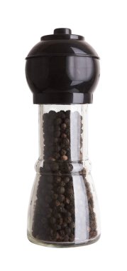 beyaz üzerine karabiber