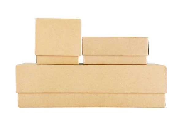 Комплект бумажной коробки — стоковое фото
