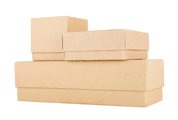 Комплект бумажной коробки — стоковое фото
