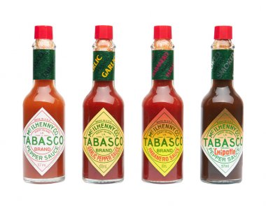 Tabasco acı sos kümesi