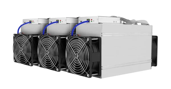 Cryptocurrency mining farm for bitcoin and altcoins mining — Stock Photo, Image