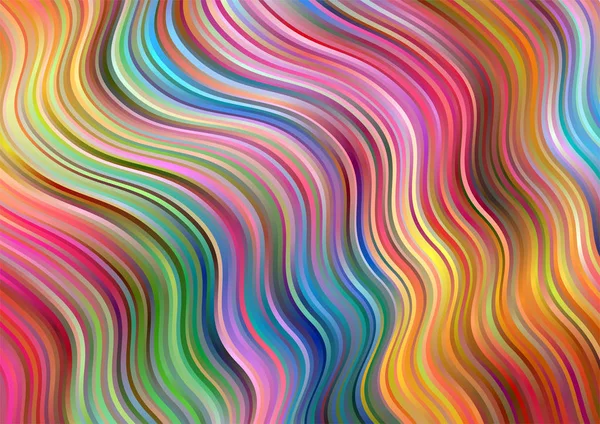 Fond Abstrait Rayé Multicolore Illustration Vectorielle — Image vectorielle