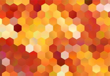 Soyut geometrik vektör altıgen arkaplan