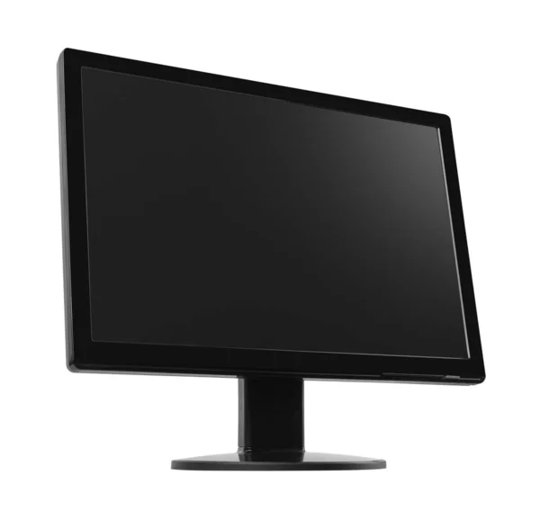 Monitor de TV led plano aislado en blanco —  Fotos de Stock