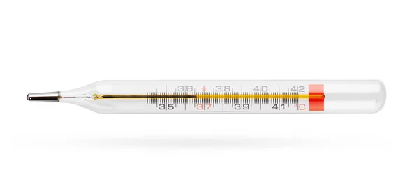 Medical Thermometer Isolated White Background — Stock Photo, Image