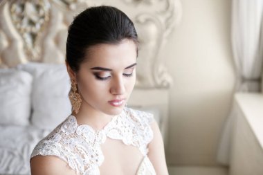 Güzel makyaj ile güzel gelin