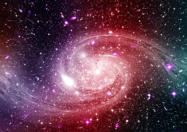 自由空間にある銀河は — ストック写真