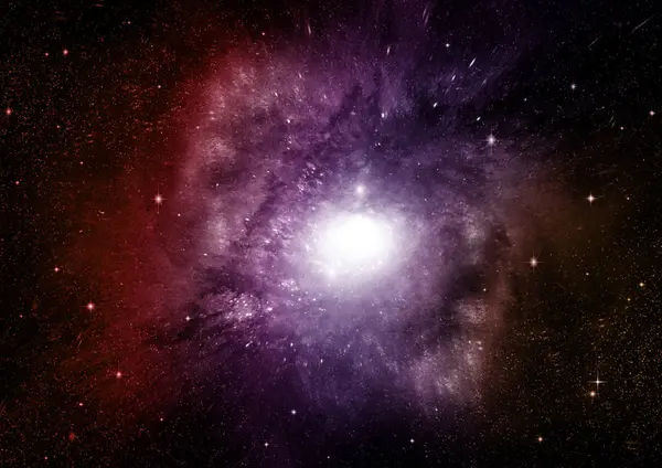 Galaxie im freien Raum — Stockfoto