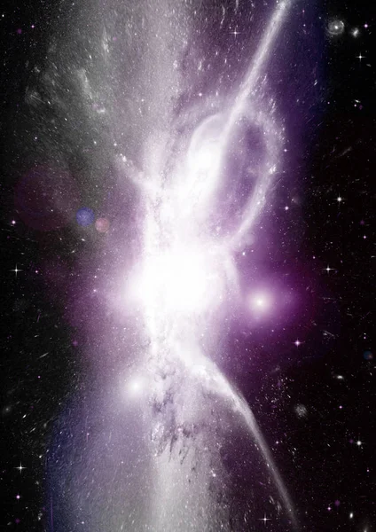 Nebulosa de estrellas, polvo y gas en una galaxia lejana —  Fotos de Stock